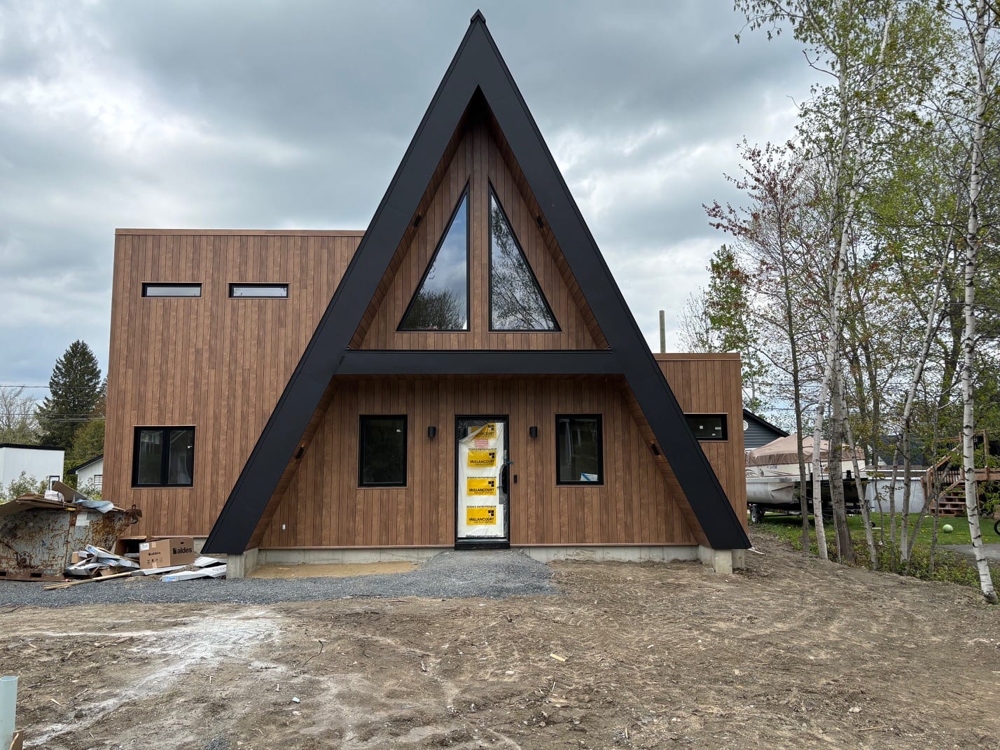 A-frame en bois